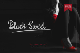Black Sweet Font for Creative Makers