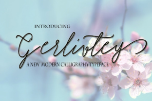 Gerlivtey: A Modern Calligraphy Typeface