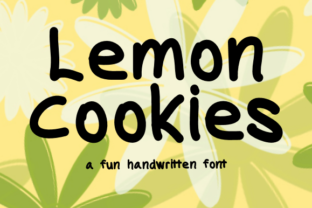 Lemon Cookies Font for Web Design