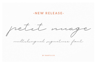 Petit Nuage Font for Handmade Creations