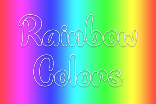 Rainbow Colors Font Review