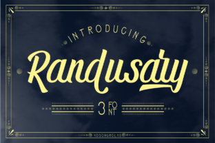 Randusary: A Modern Font for Editorial Magic