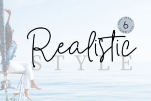 Realistic Font: A Stylish Choice for Designers