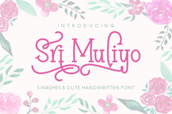 Sri Muliyo: A Handwritten Font for Modern Marketing