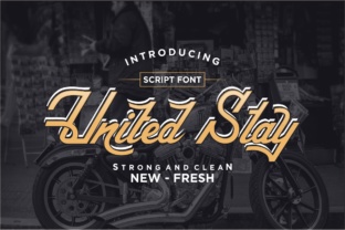 United Stay: A Script Font for Campaigns